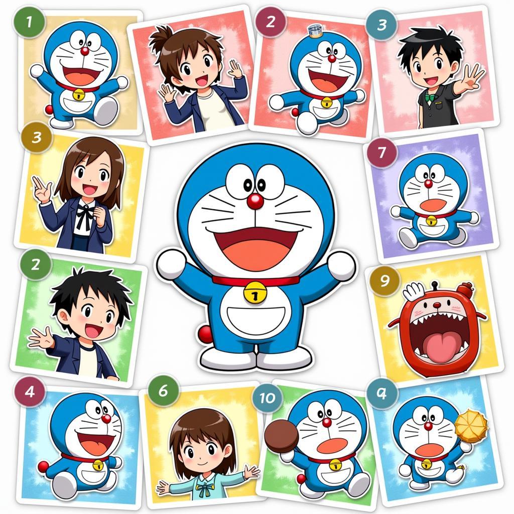 Doraemon X APK Characters and Gadgets