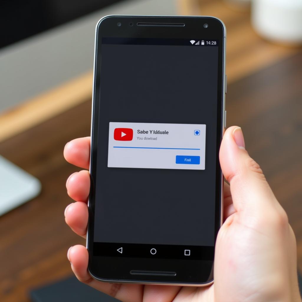 Download YouTube APK on phone