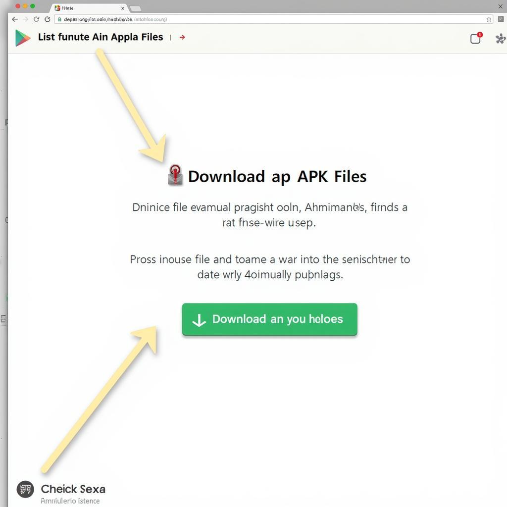 Downloading APK files from a third-party website