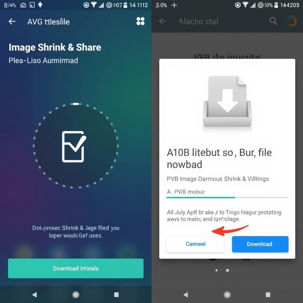 Downloading AVG Image Shrink & Share APK