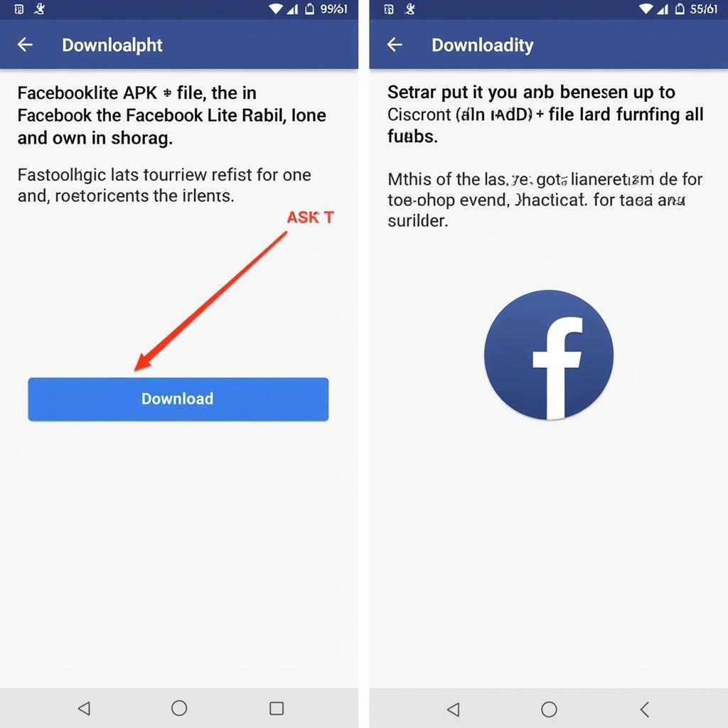 Downloading Facebook Lite APK 2018