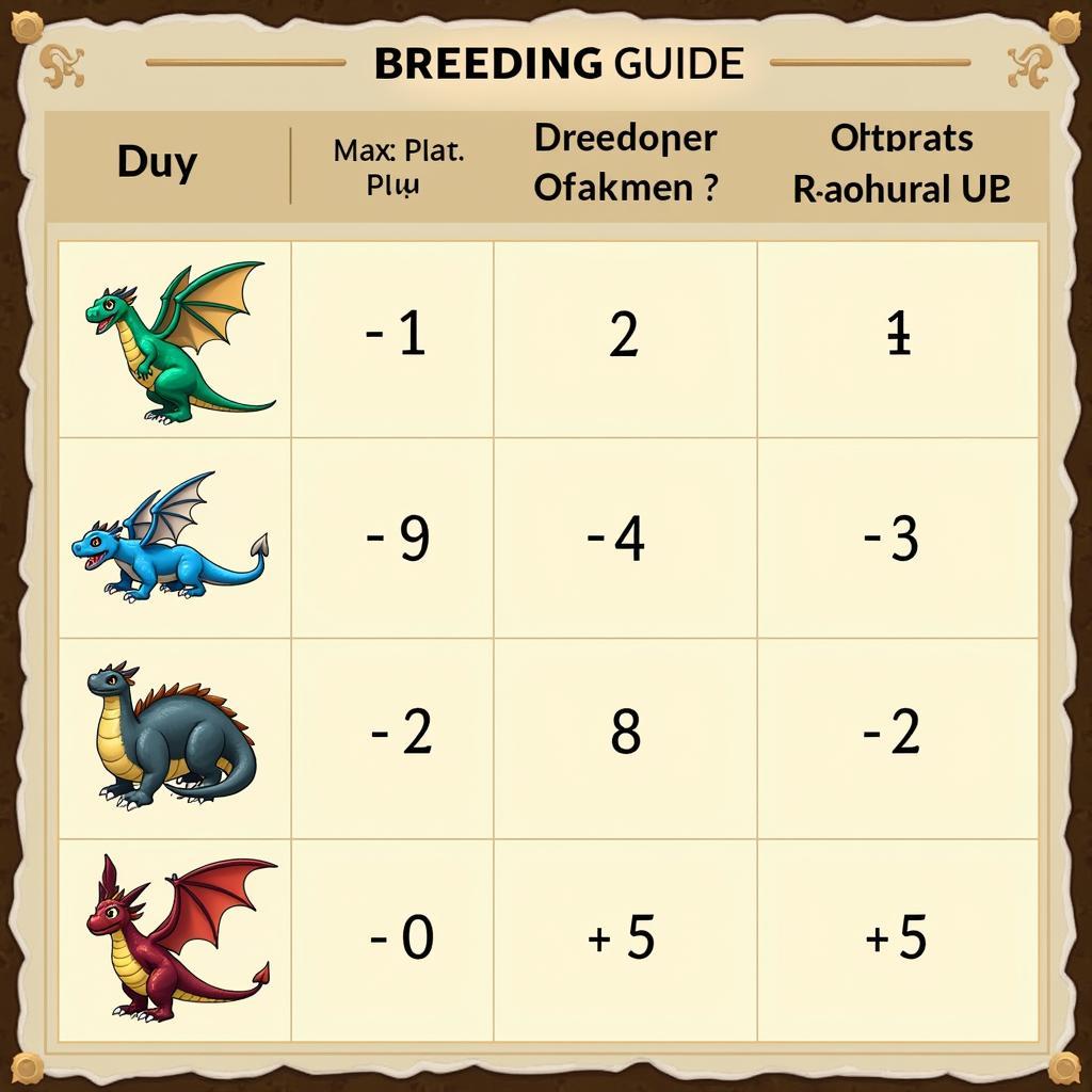 Dragon Mania Legends Breeding Guide