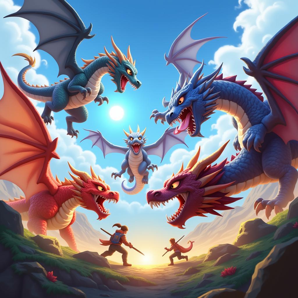 Dragon Sky Mod APK Gameplay Screenshot