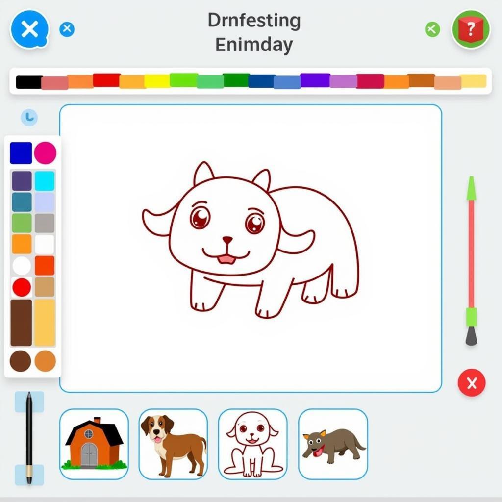 Drawing Cartoons 2 APK Interface