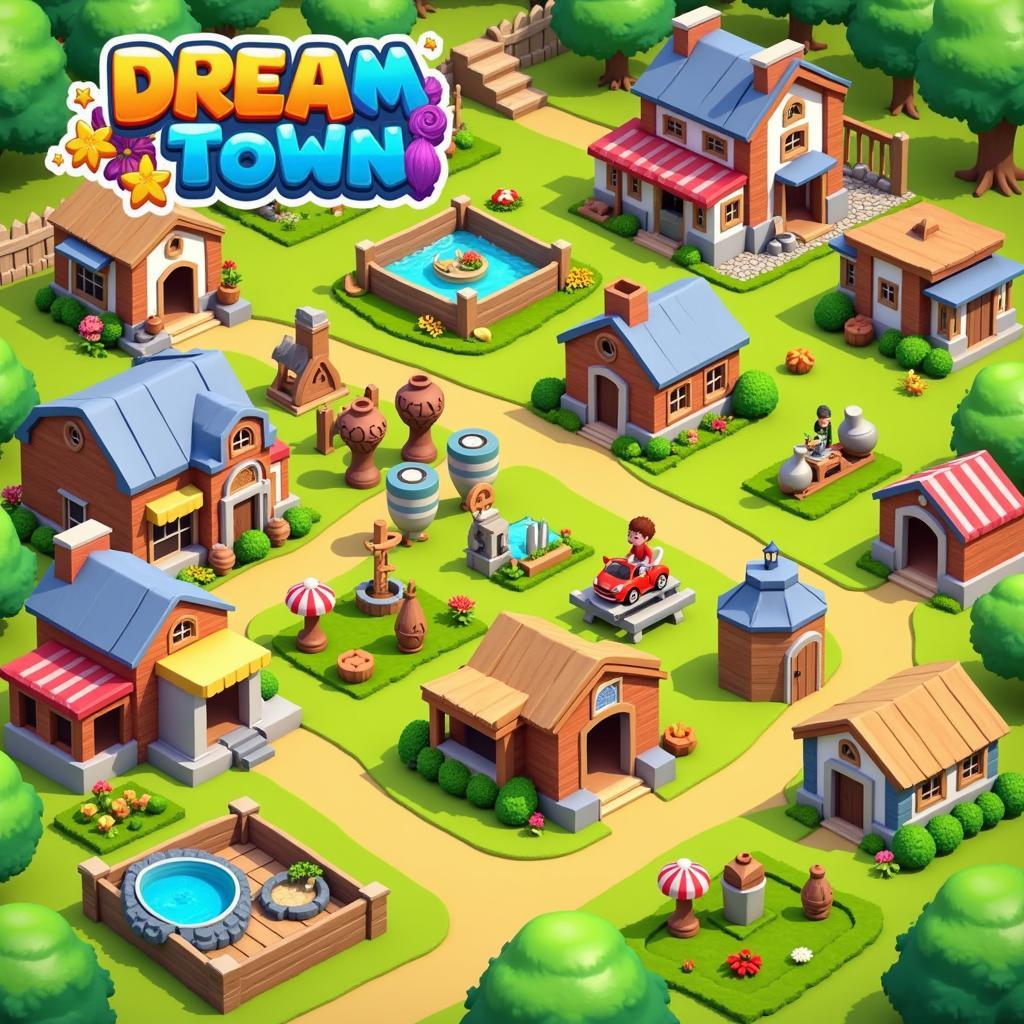 Dream Town Mod Apk Gameplay Screenshot