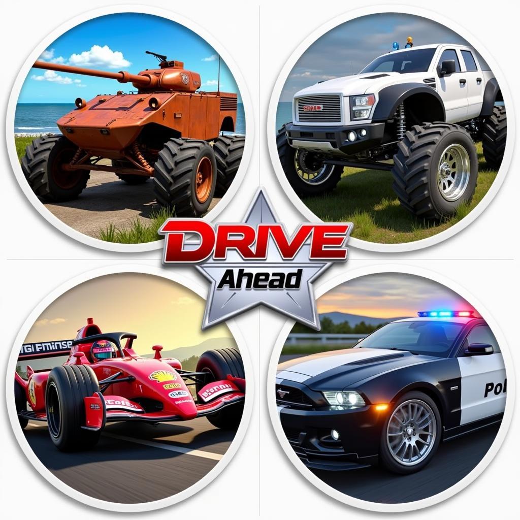 Drive Ahead Mod APK Vehicles