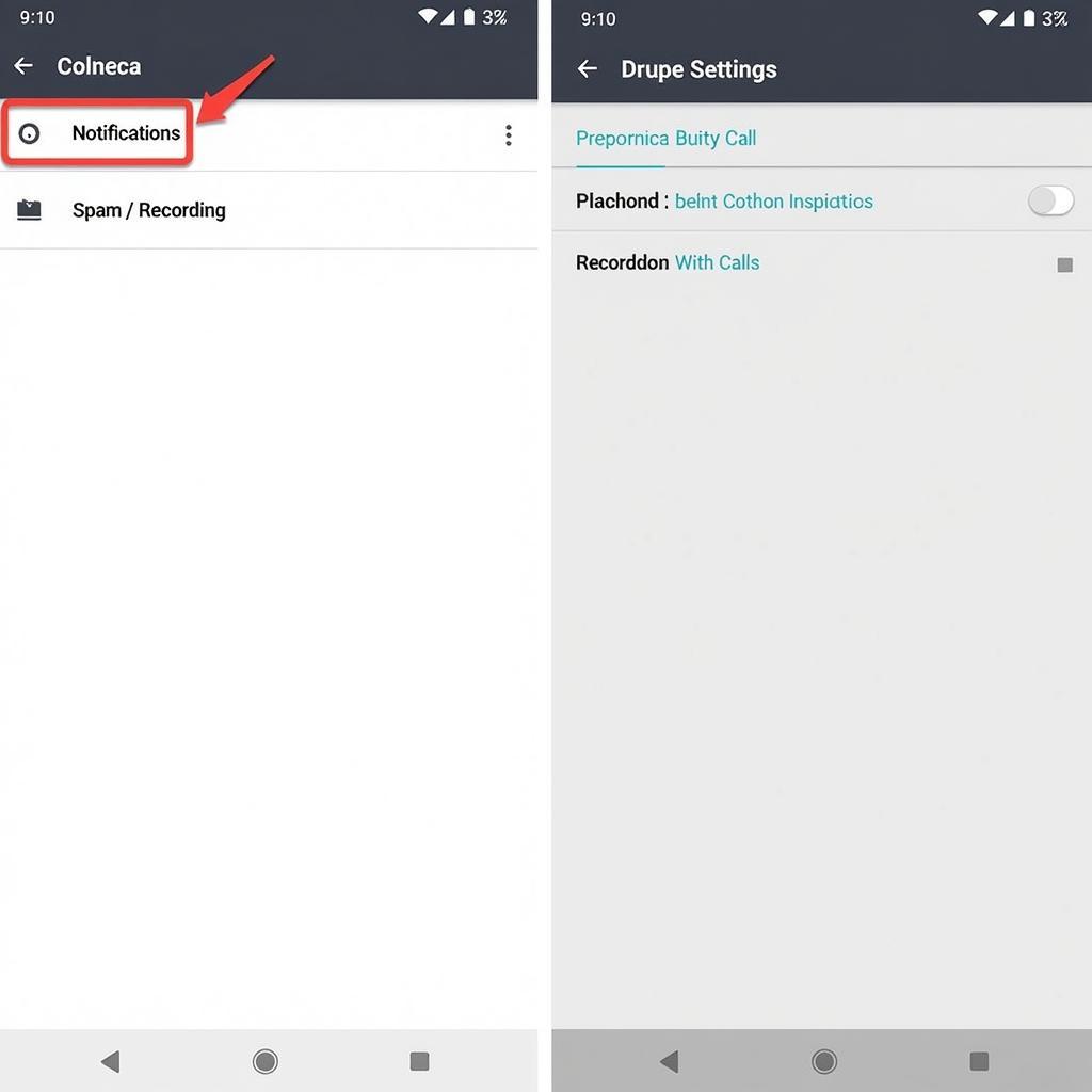 Drupe APK Settings