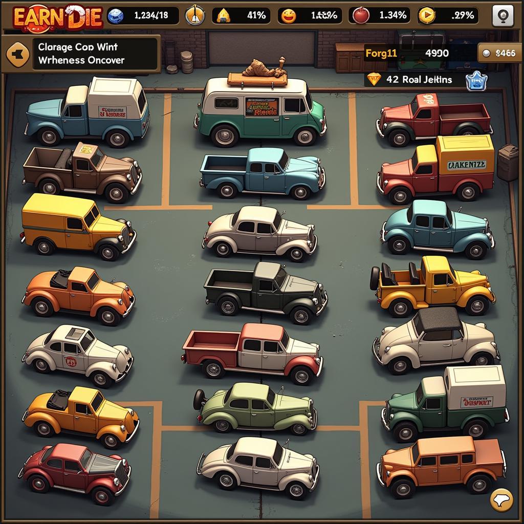 Earn to Die Mod APK Vehicle Selection