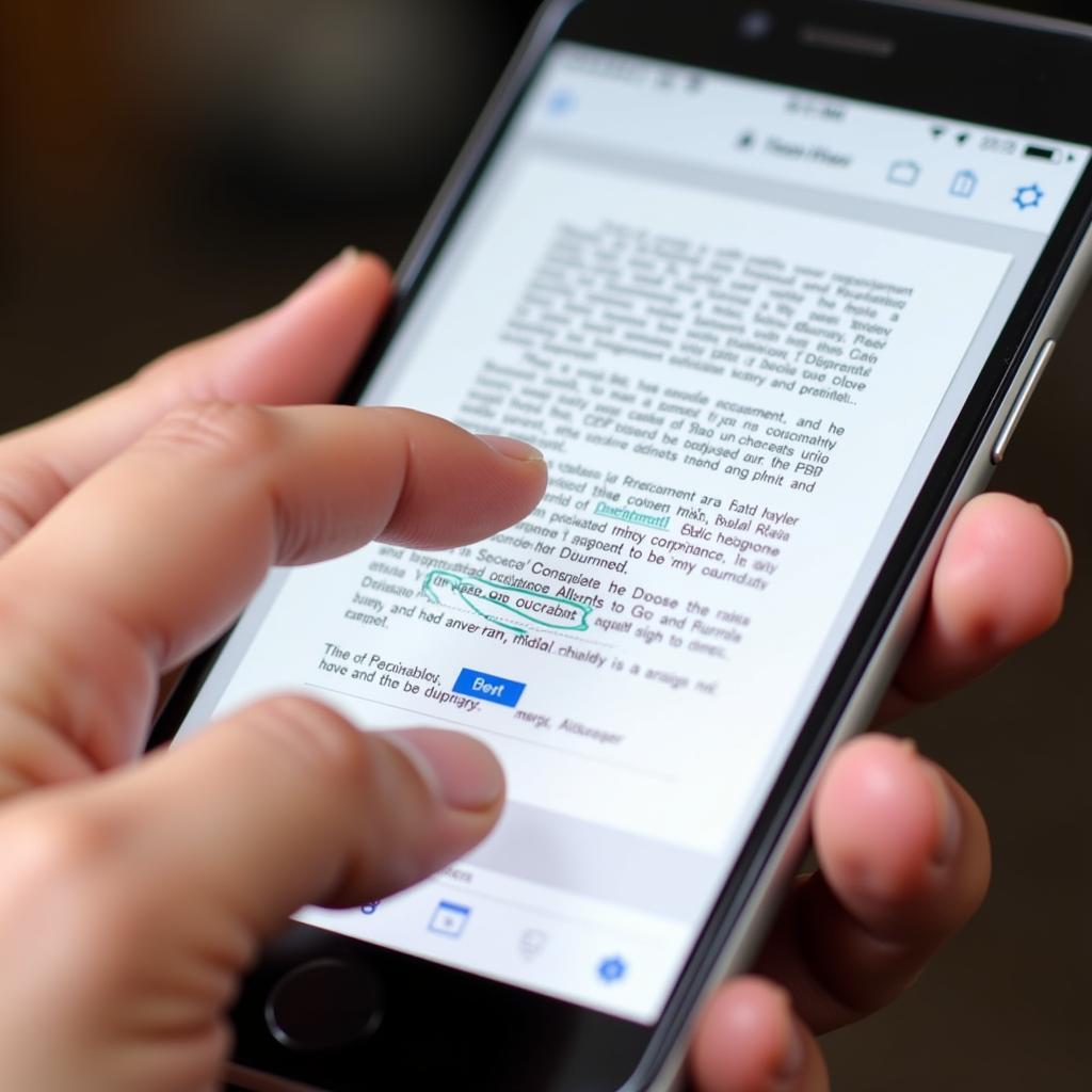 Editing a PDF on an Android phone