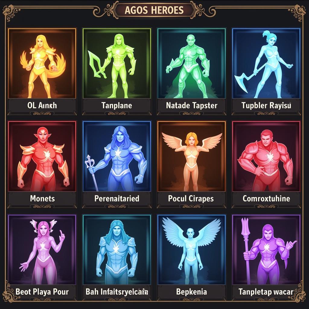 Empire & Puzzles Mod APK Hero Roster