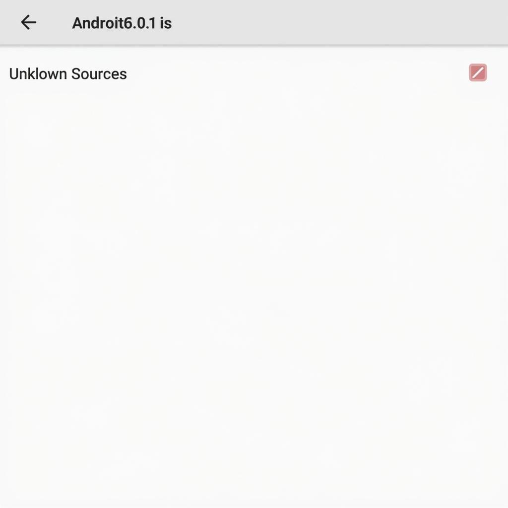 Enabling Unknown Sources on Android 6.0.1