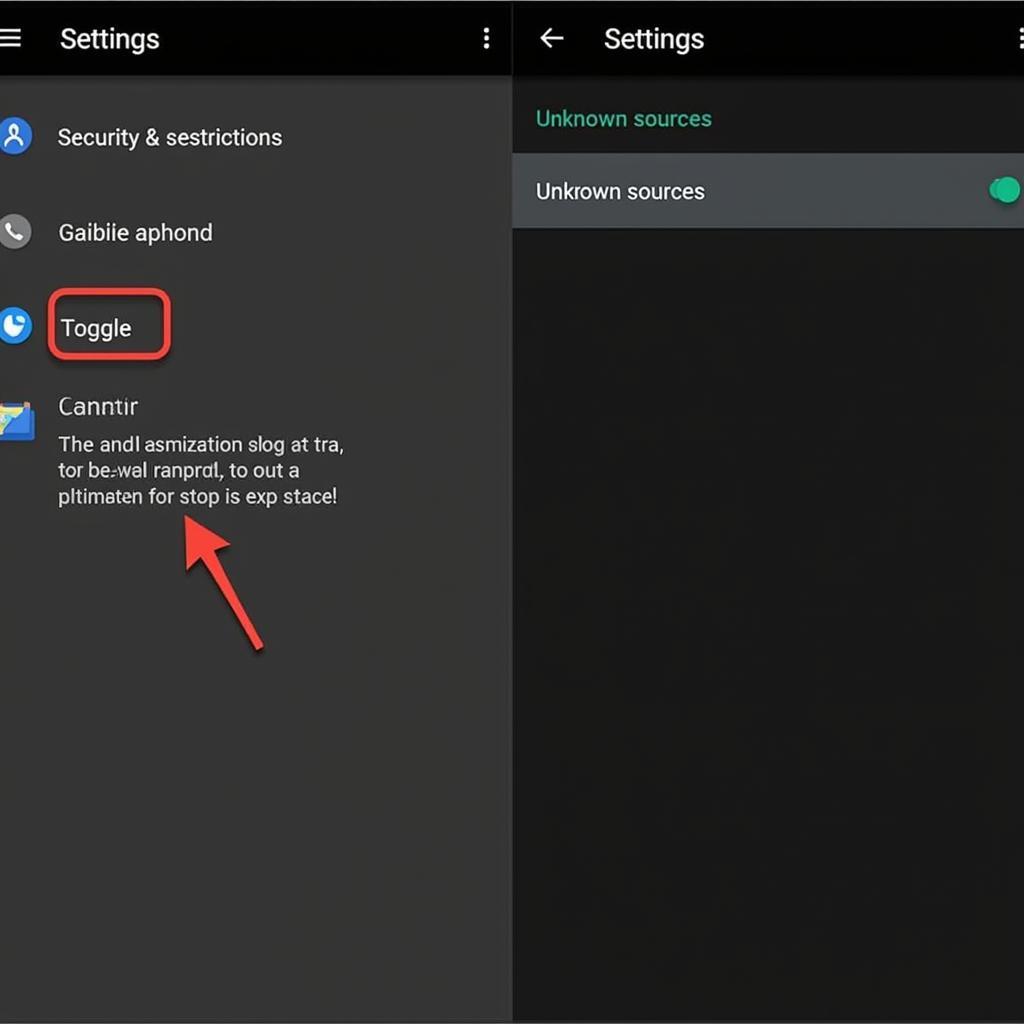 Enabling Unknown Sources on Android Box Settings