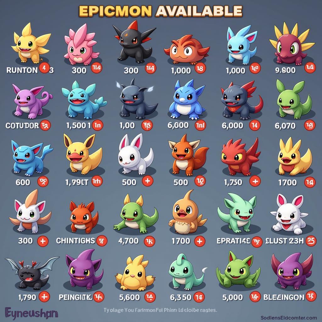 Collecting Epicmon in Epicmon APK