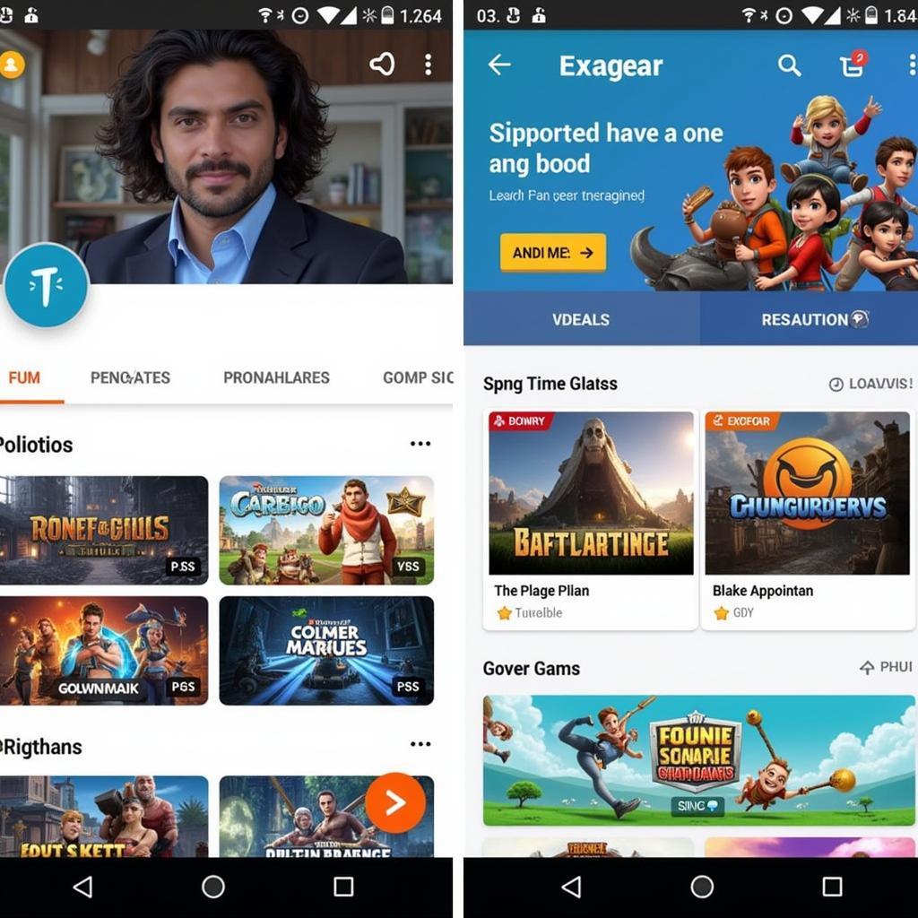 Exagear APK Interface