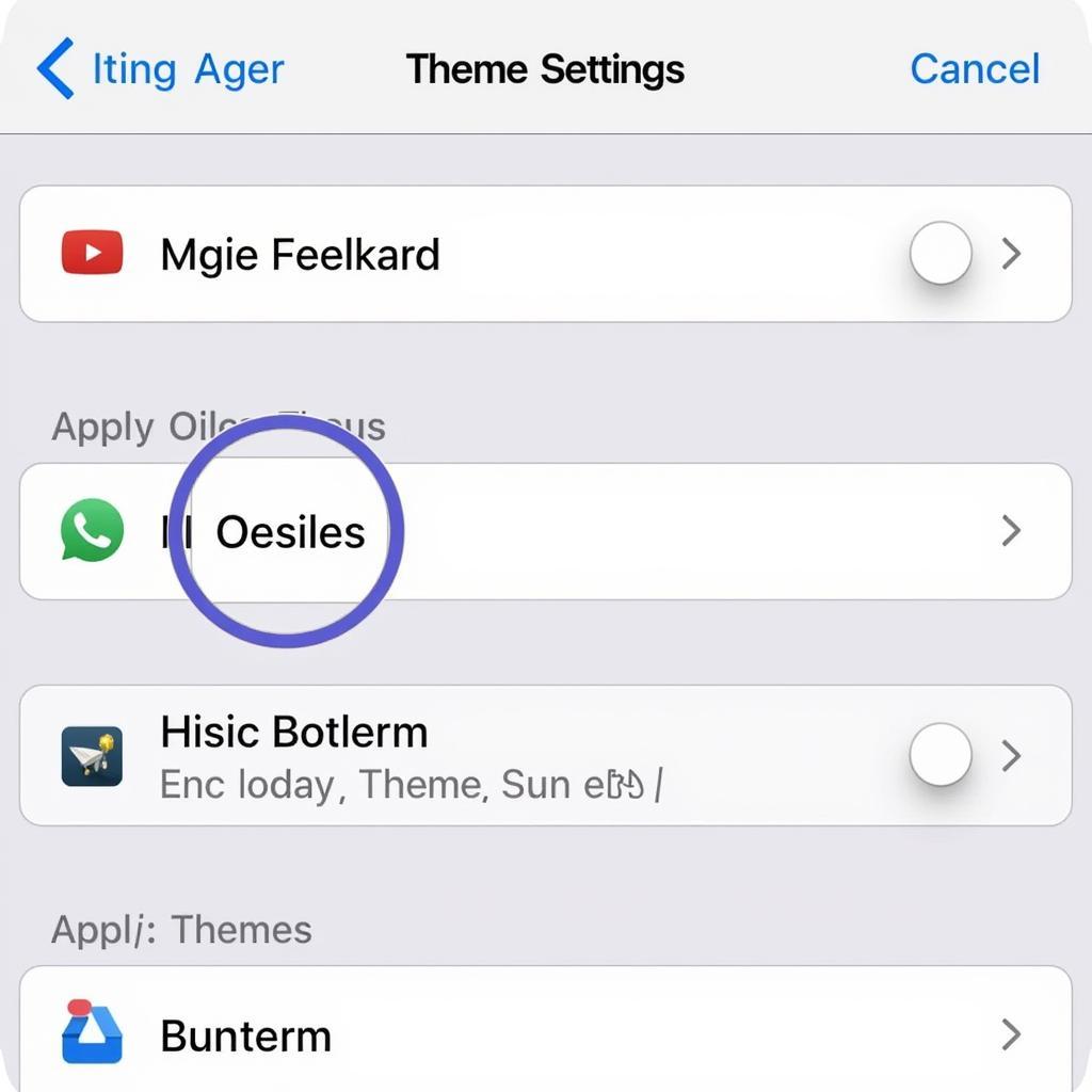 Navigating ExDialer Theme Settings