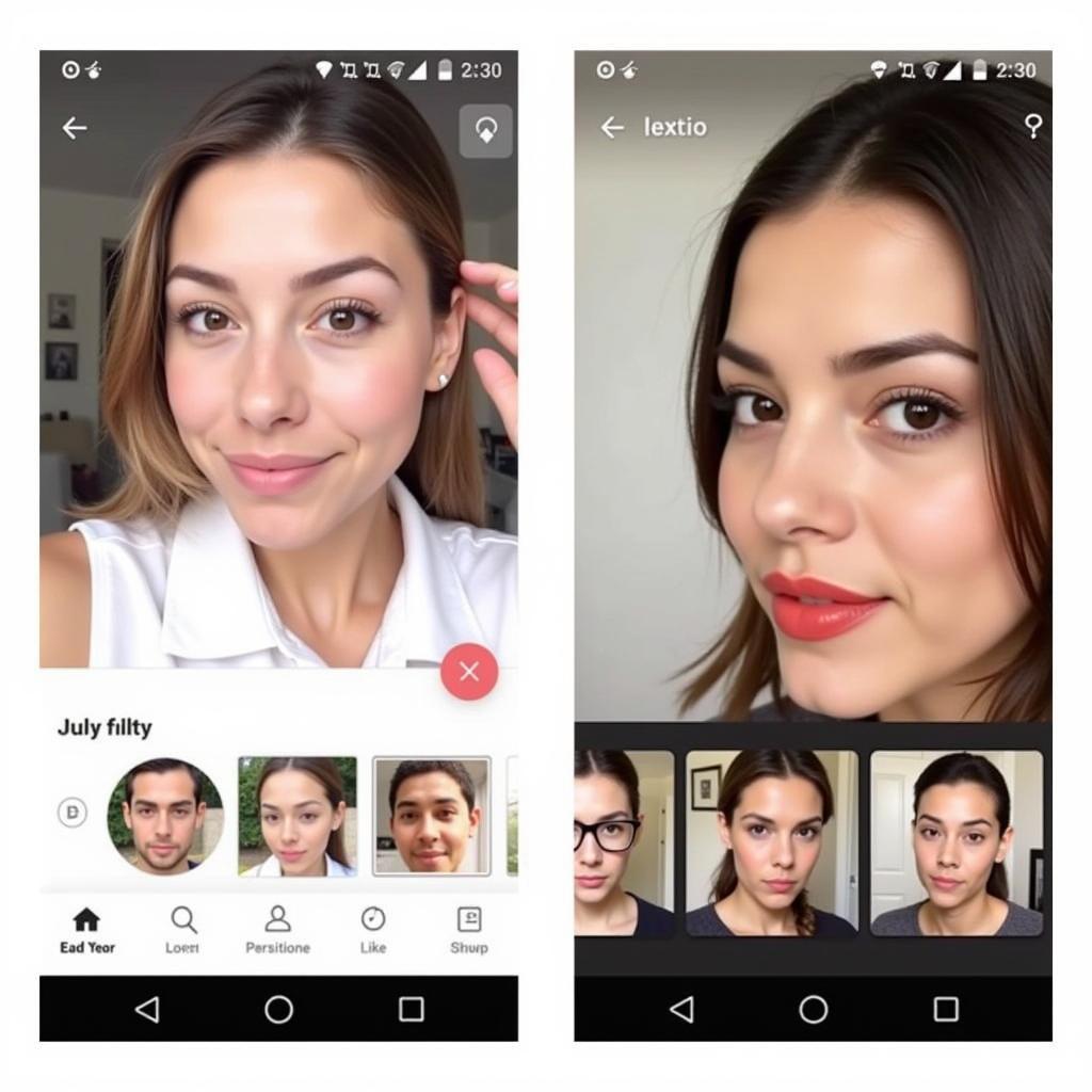 Face App Mod APK Interface