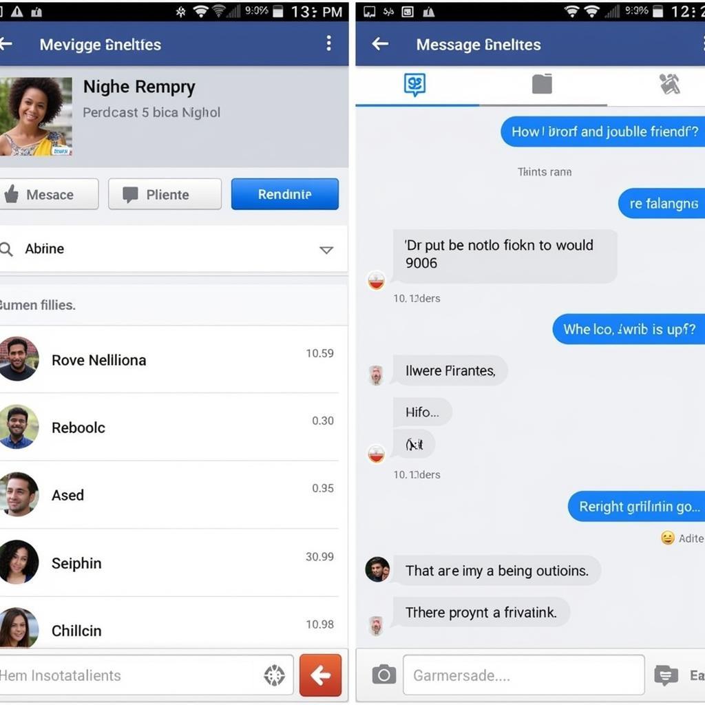 Facebook Lite 2016 Messaging