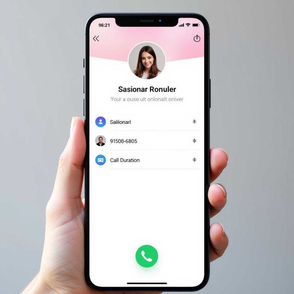 Fake Call App Interface