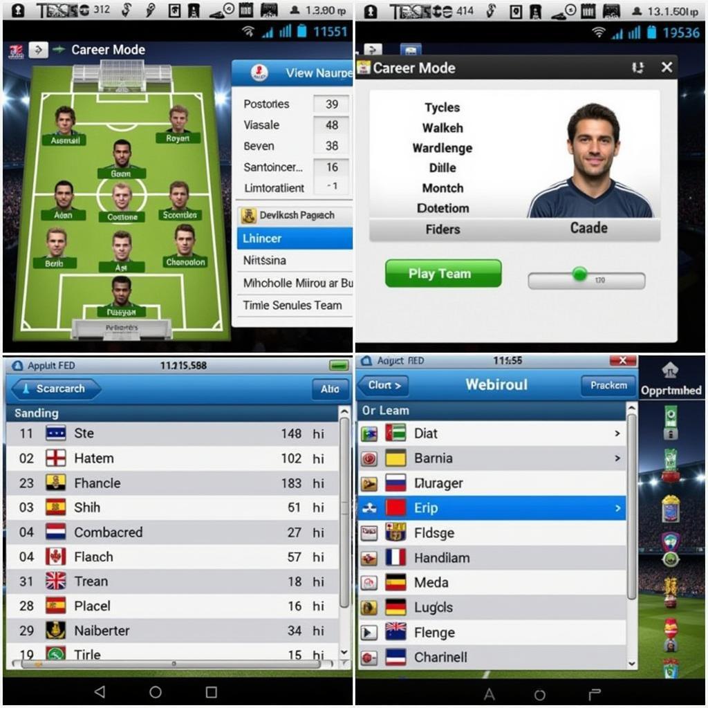 FIFA 12 APK Career Mode screenshot