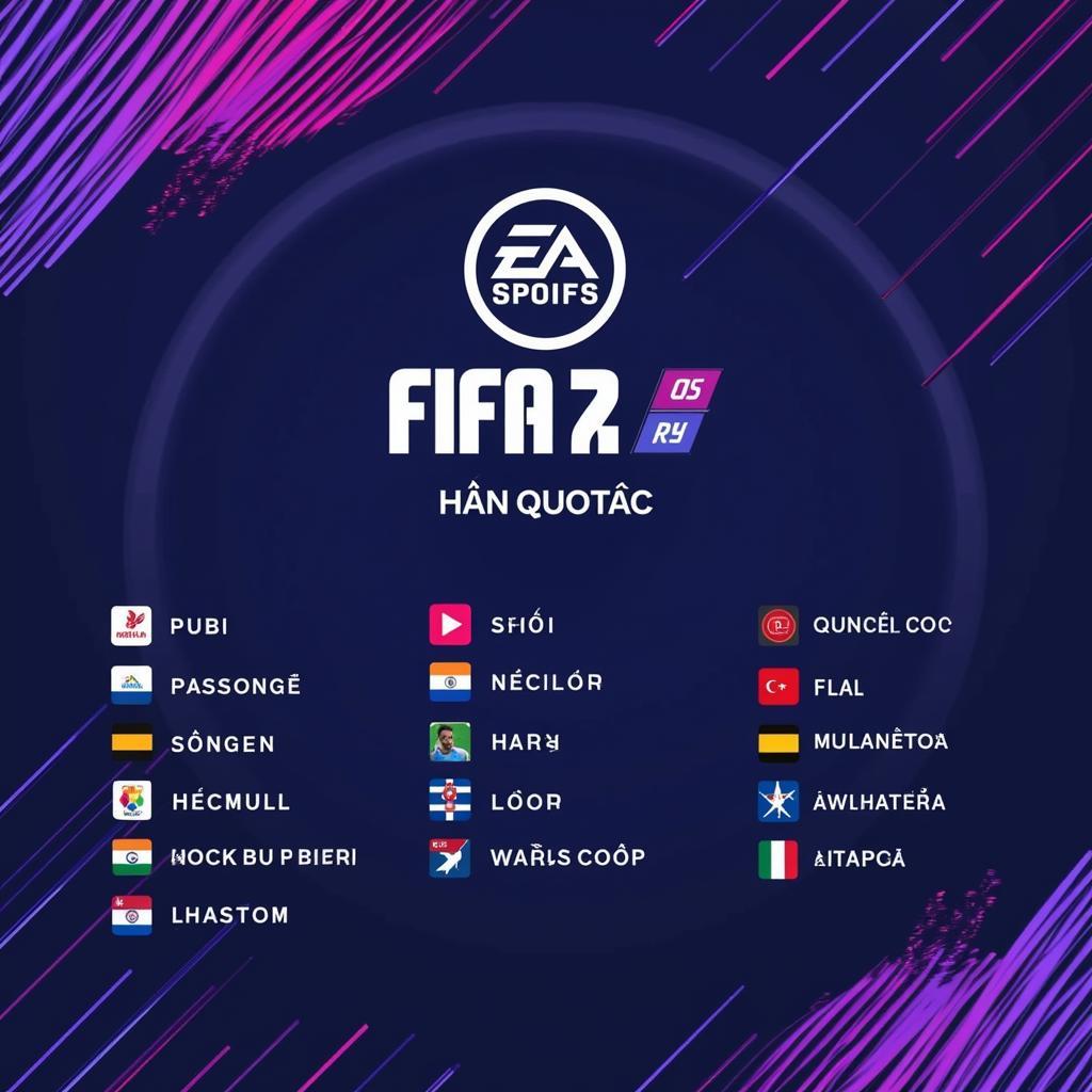 FIFA Hàn Quốc APK Interface