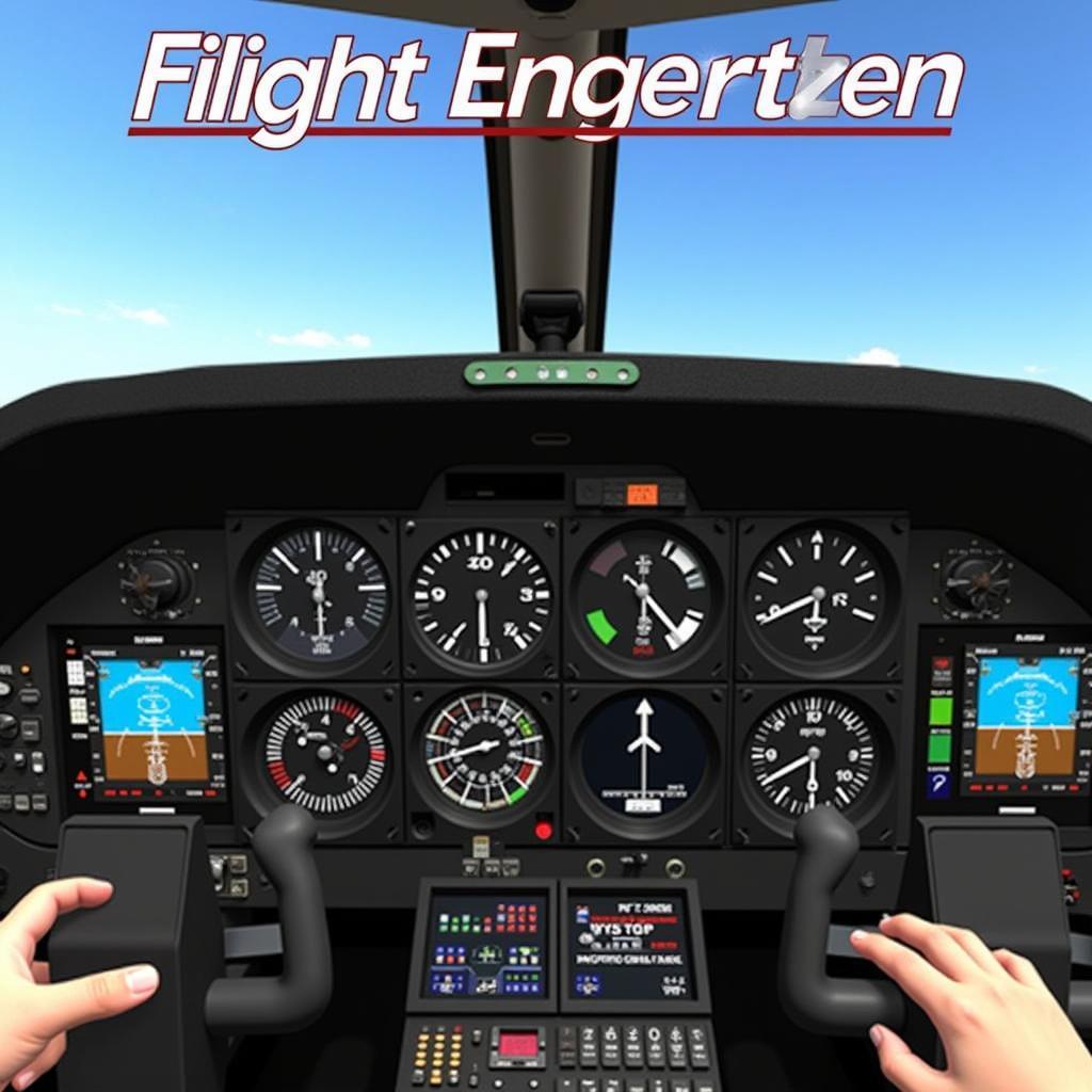 Flight Pilot Simulator 3D Mod APK Cockpit View