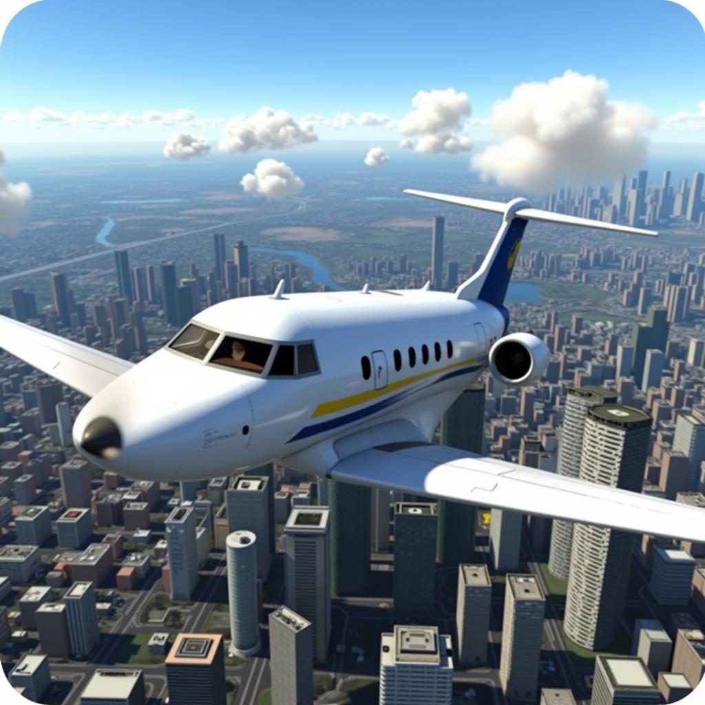 Flight Pilot Simulator 3D Mod APK Gameplay