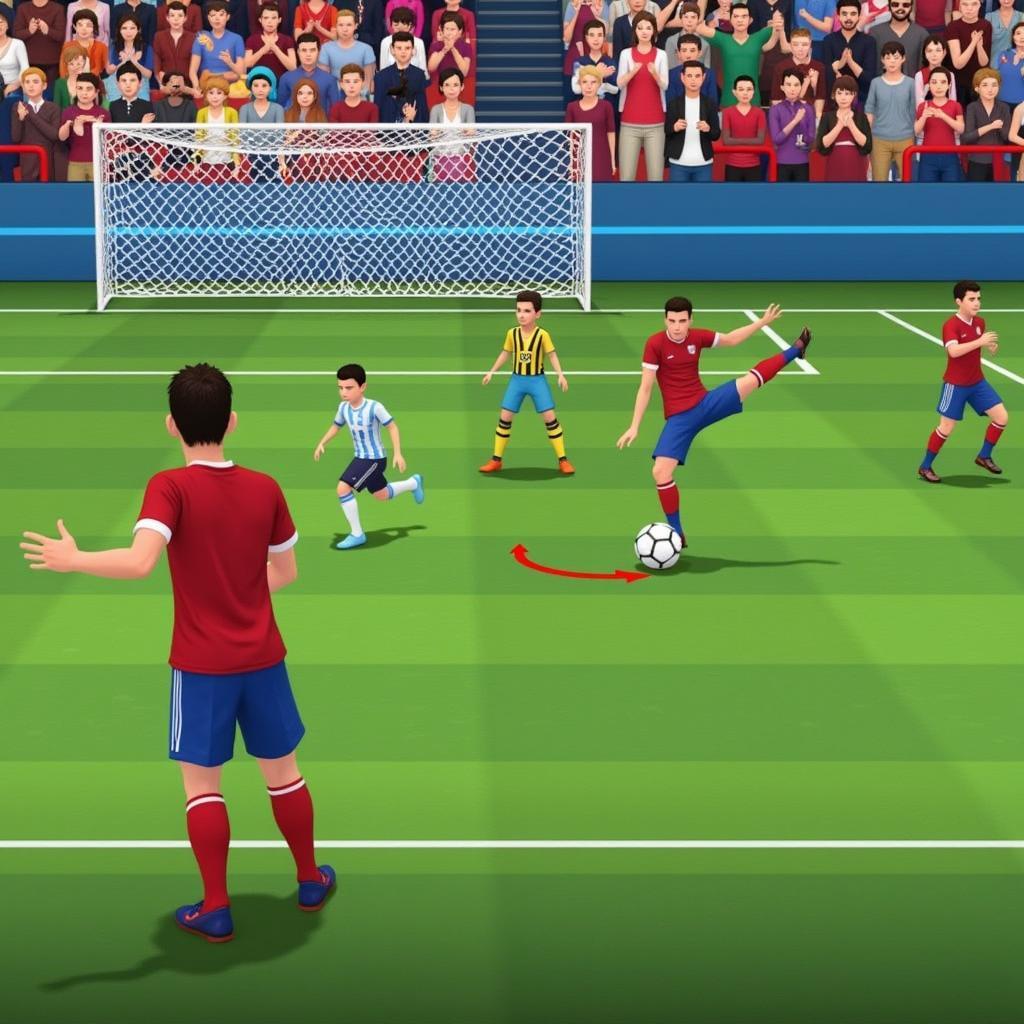 Football Strike Free Kick Gameplay