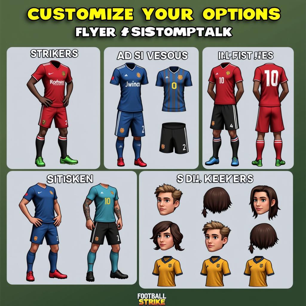 Football Strike Player Customization