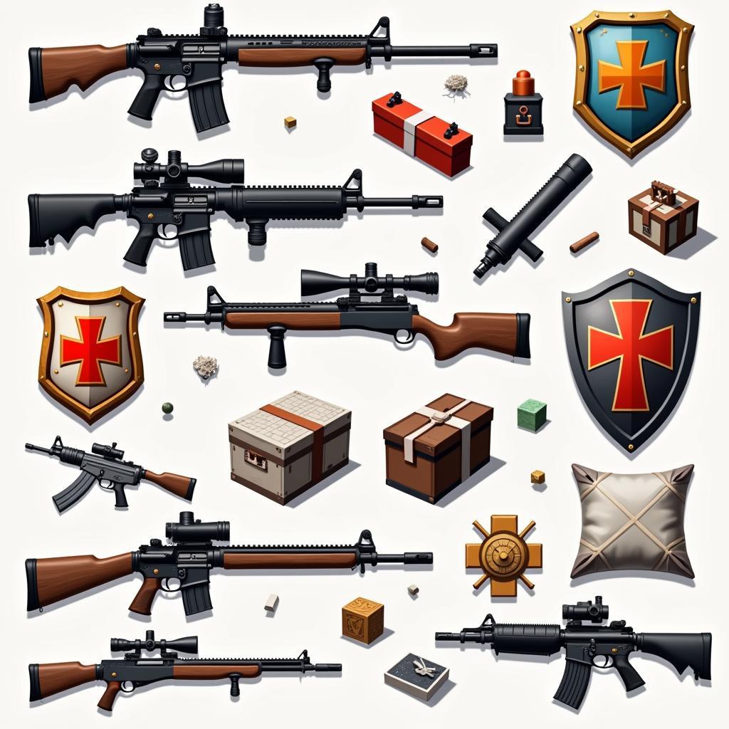 FortCraft Weapons and Items