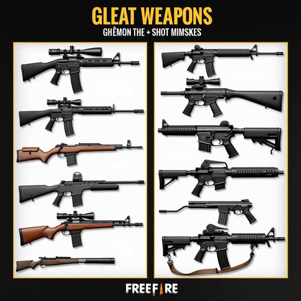 Free Fire Indonesia Weapons