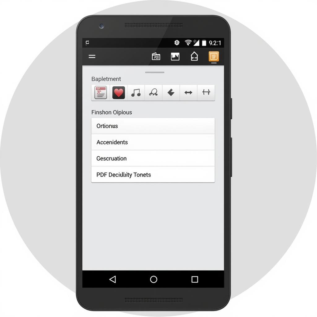 Free PDF Editor APK on a smartphone