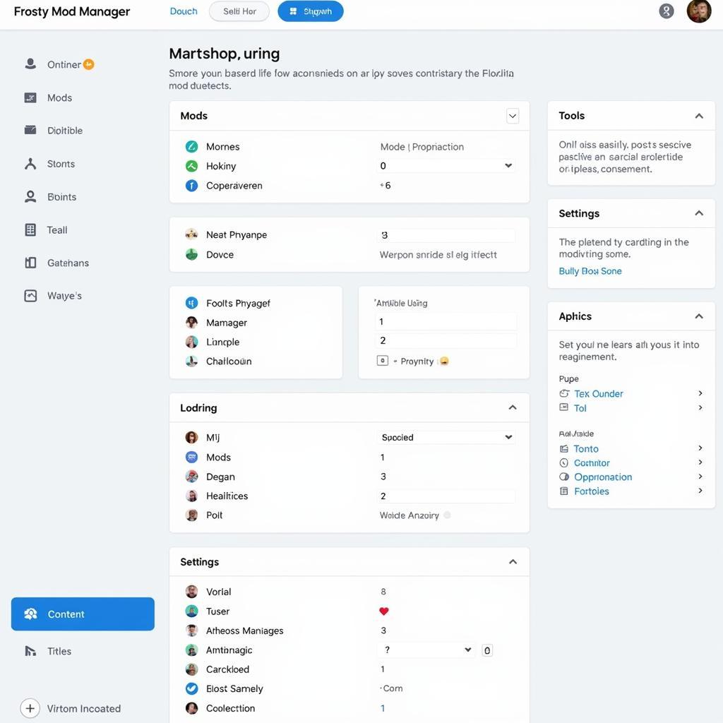 Frosty Mod Manager Interface