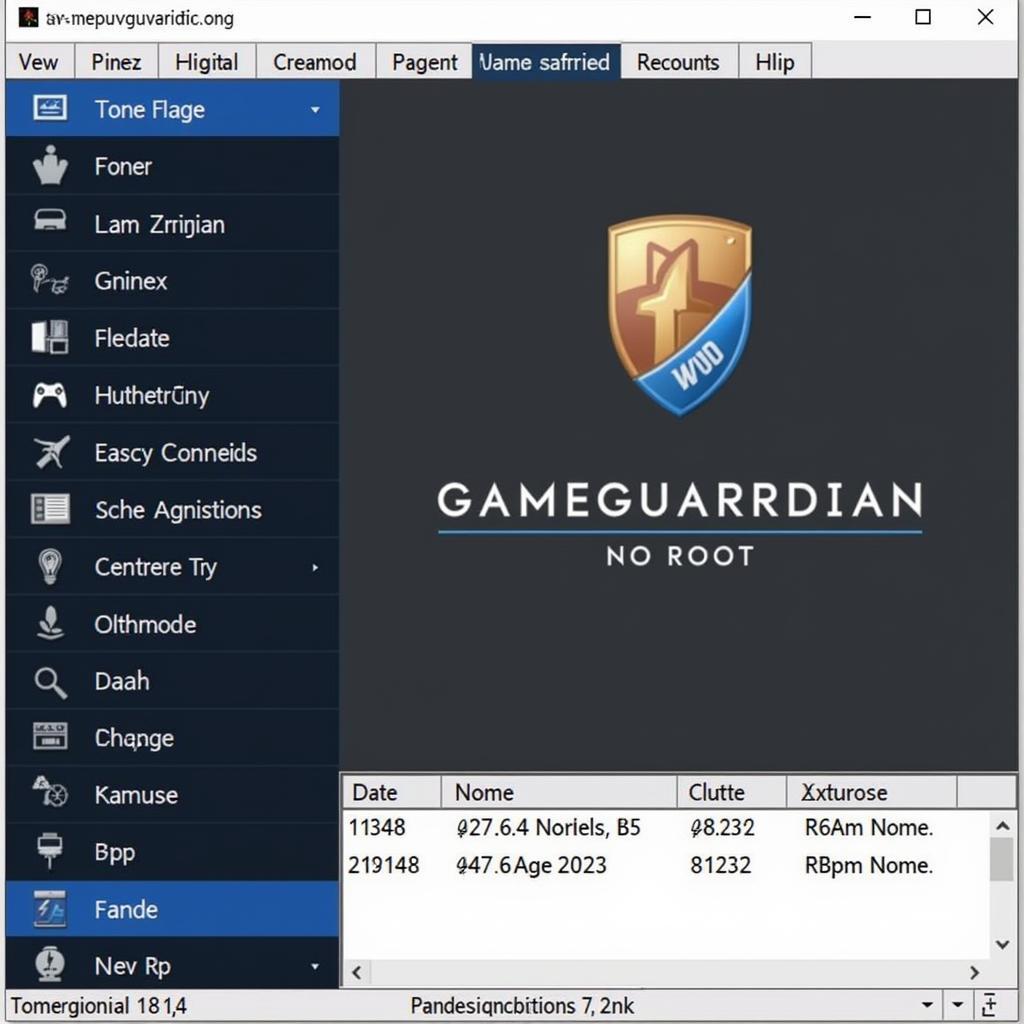 GameGuardian No Root APK Interface