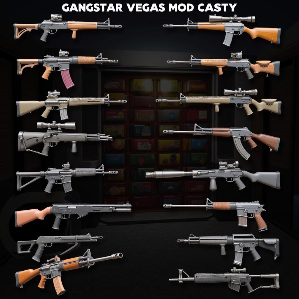 Gangstar Vegas Mod APK Weapons Showcase