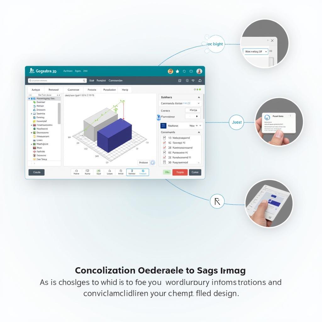 GeoGebra 3D app interface