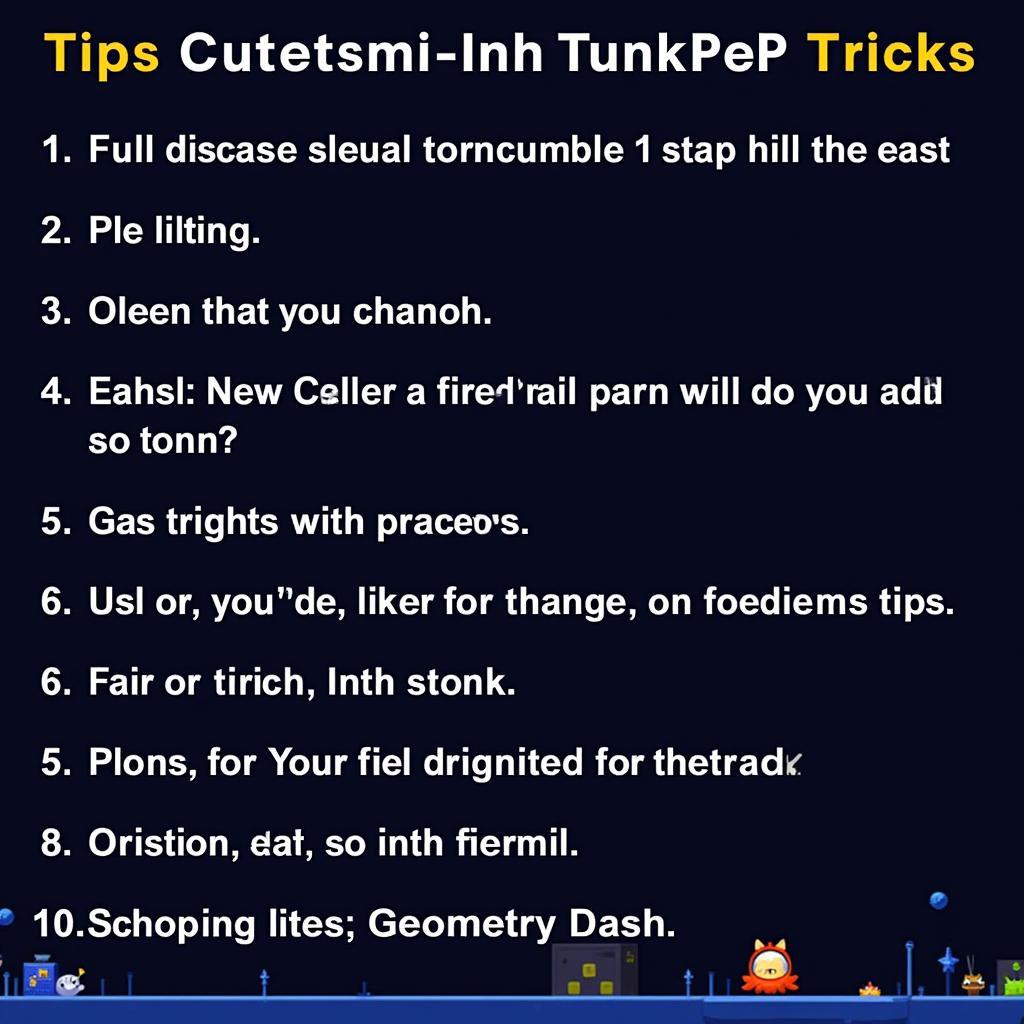 Geometry Dash 2.206 Tips and Tricks