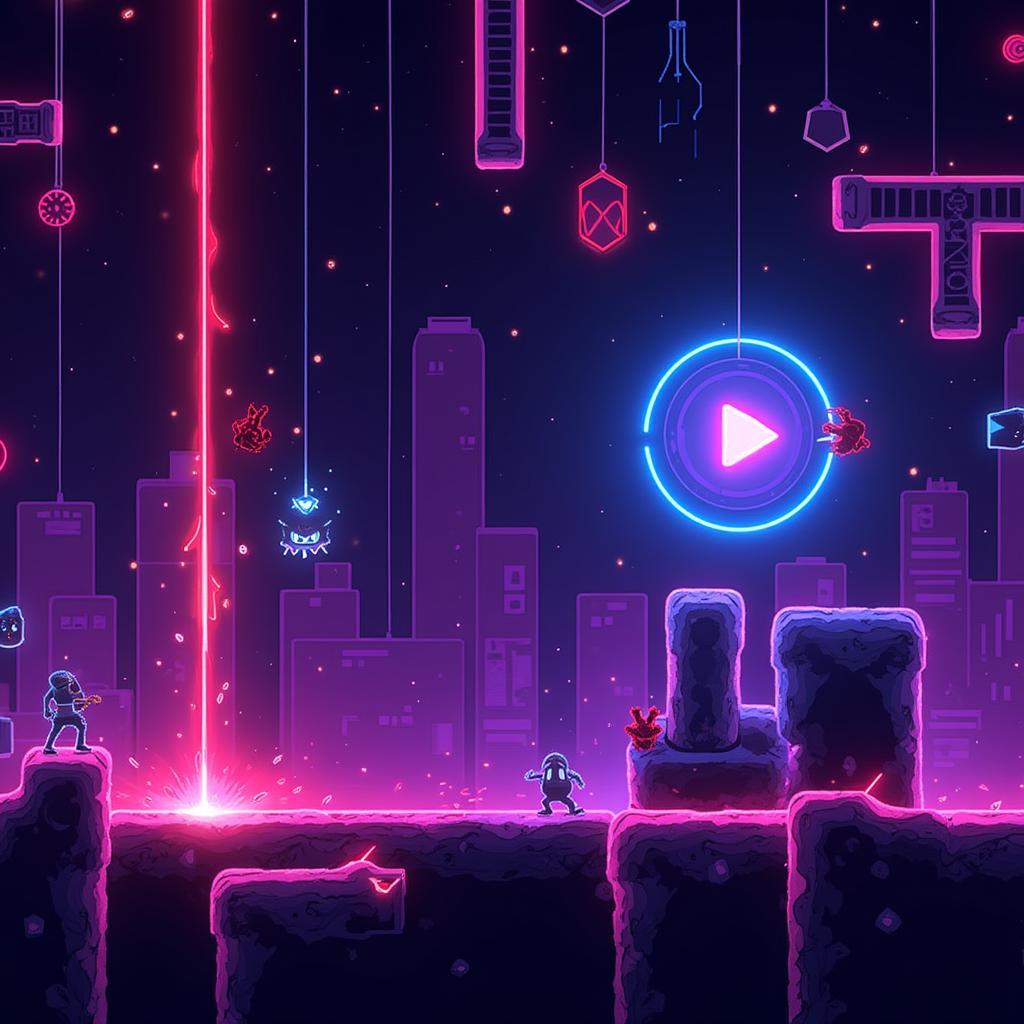 Geometry Dash Subzero gameplay screenshot