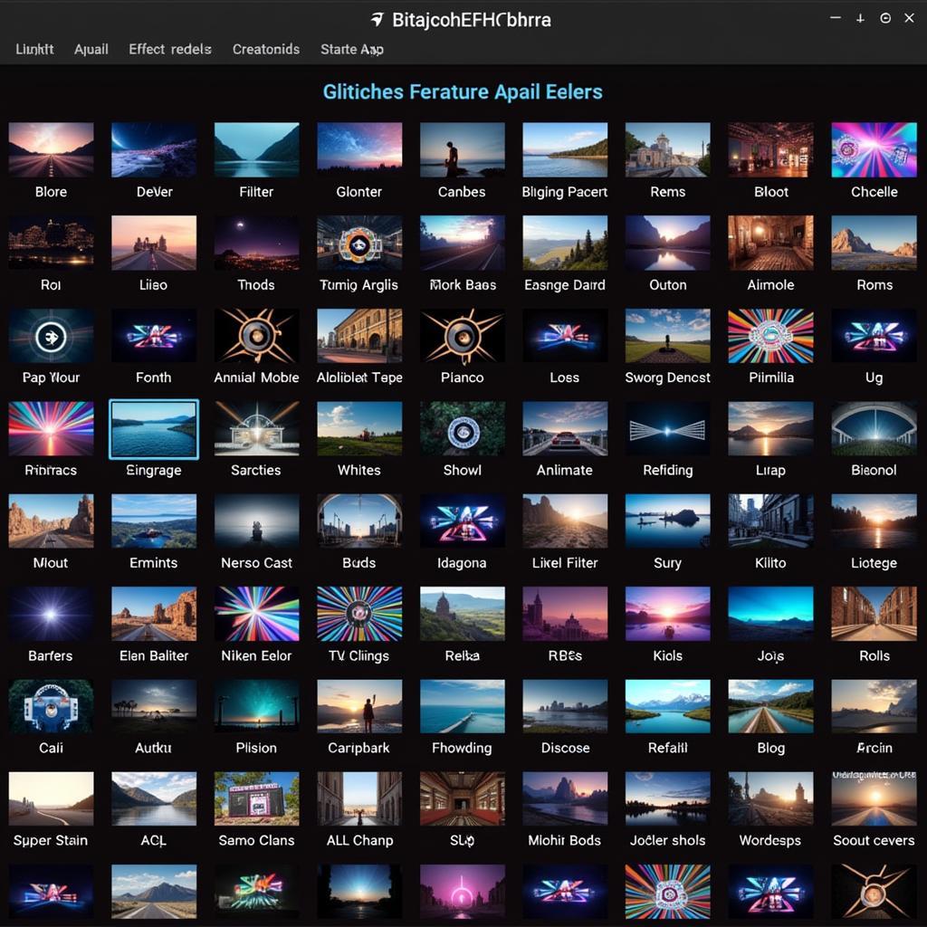 Glitch Video Pro APK Effects Library