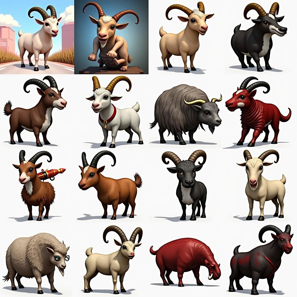 Goat Simulator Mod APK Goat Mutations