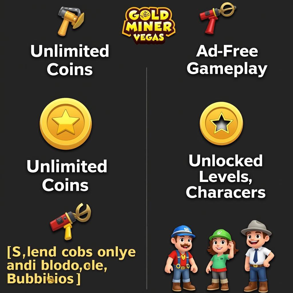 Gold Miner Vegas Mod APK Features