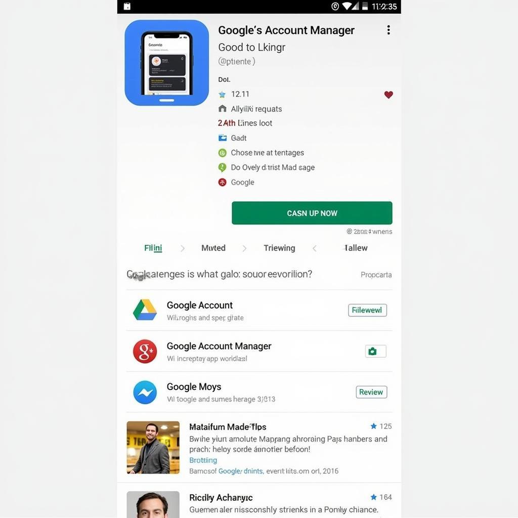 Google Account Manager 6.0.1 APK download screenshot