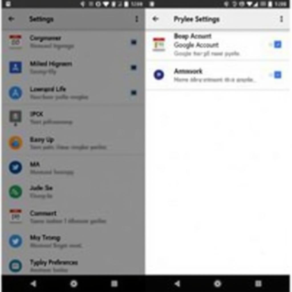 Google Account Manager 6.0.1 settings screen