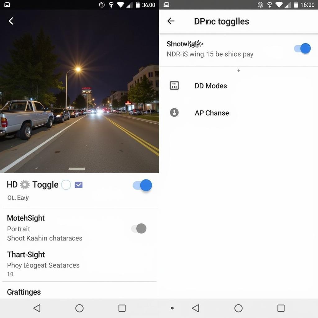 Google HDR Camera Interface