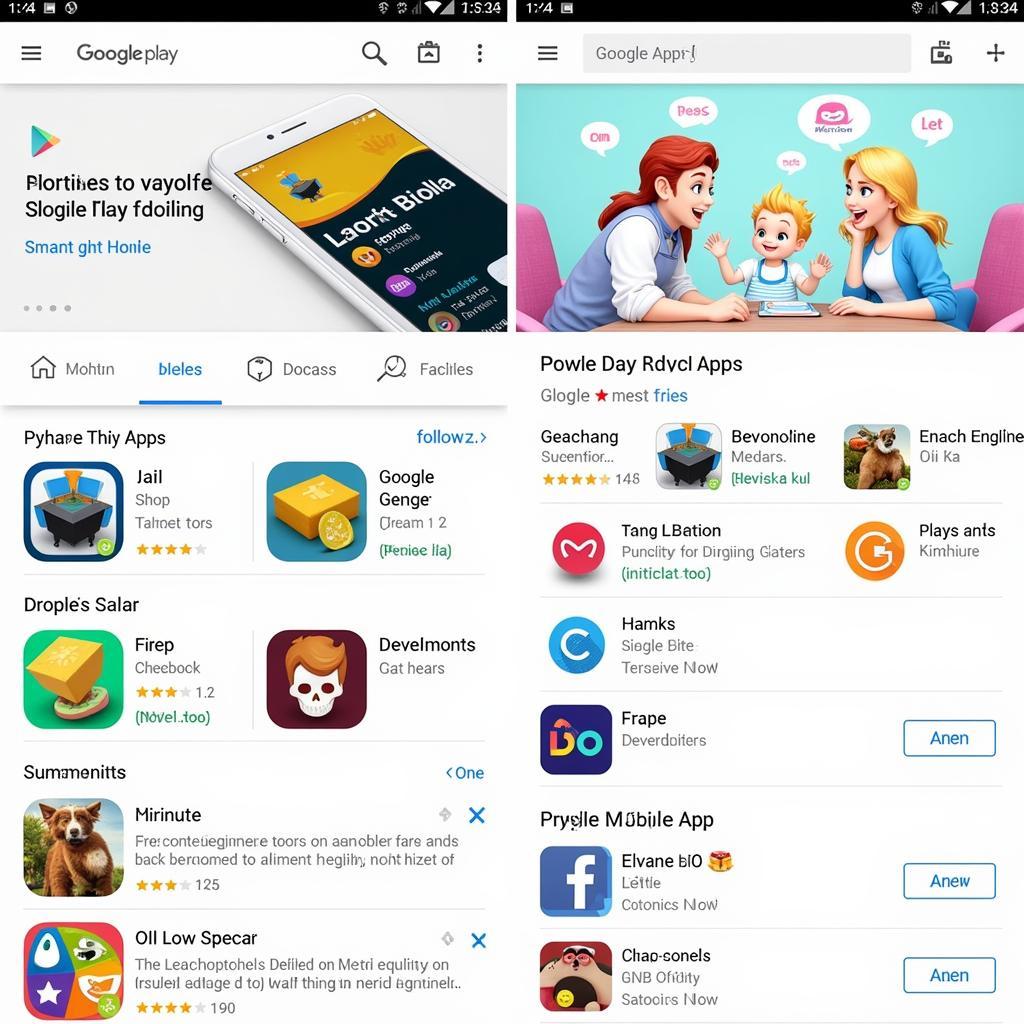 Google Play Store Interface