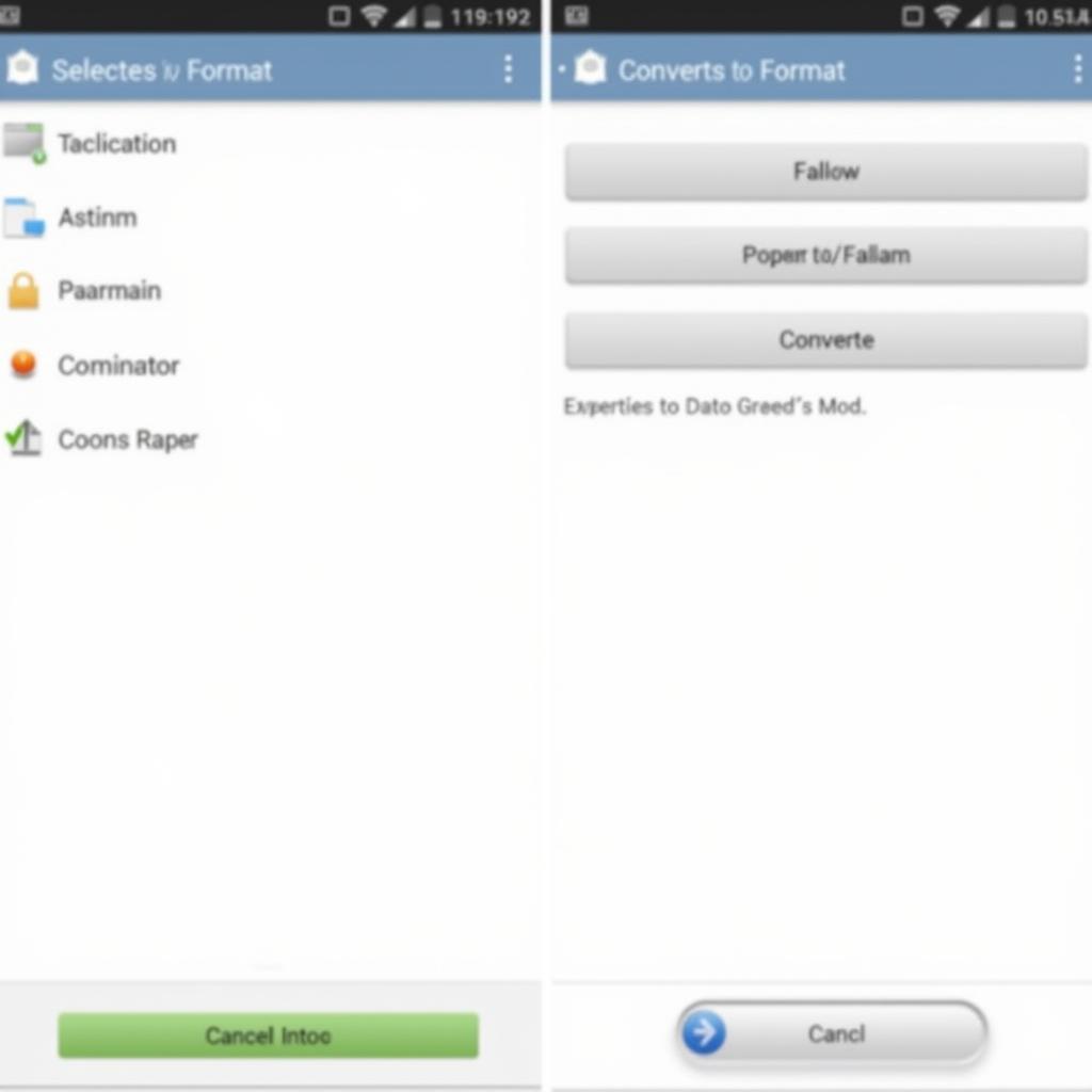 GSM Converter App Interface