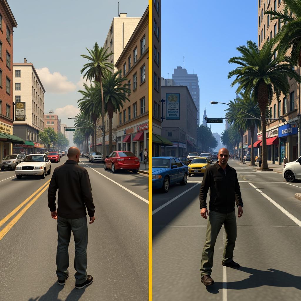 GTA 3 Graphics Mod Comparison