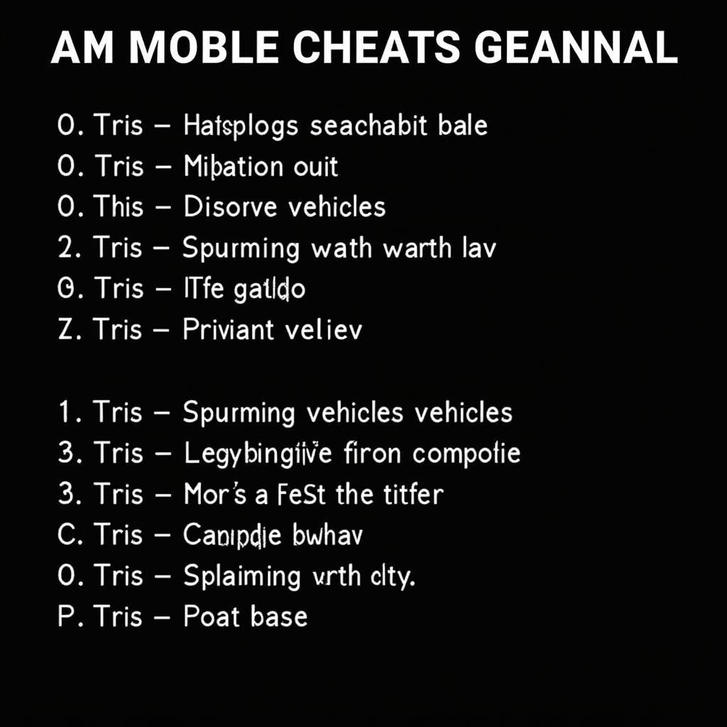 Cheats for GTA San Andreas APK