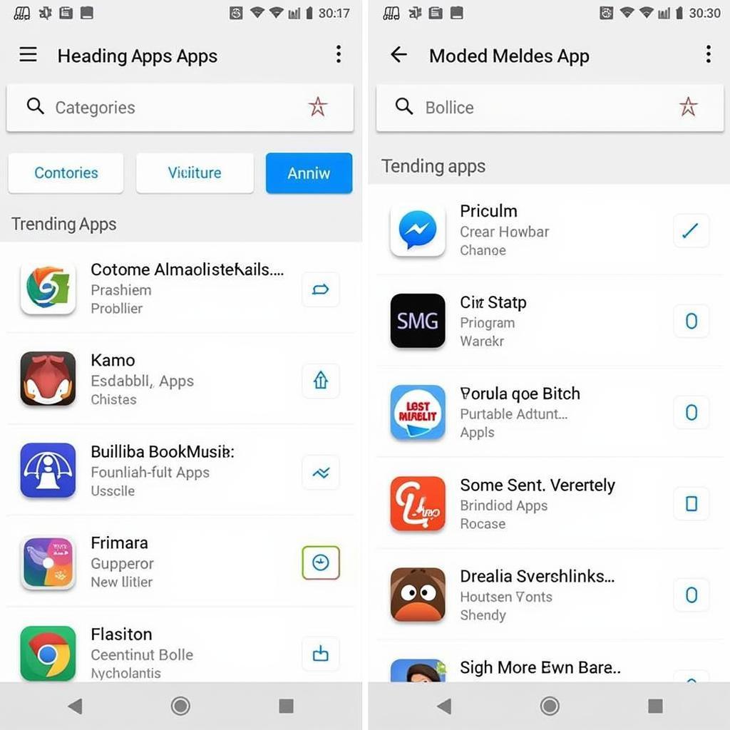 HappyMod APK Interface