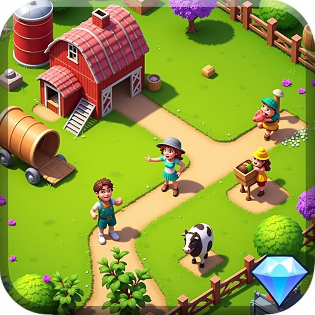 Hay Day Mod APK Gameplay in Action