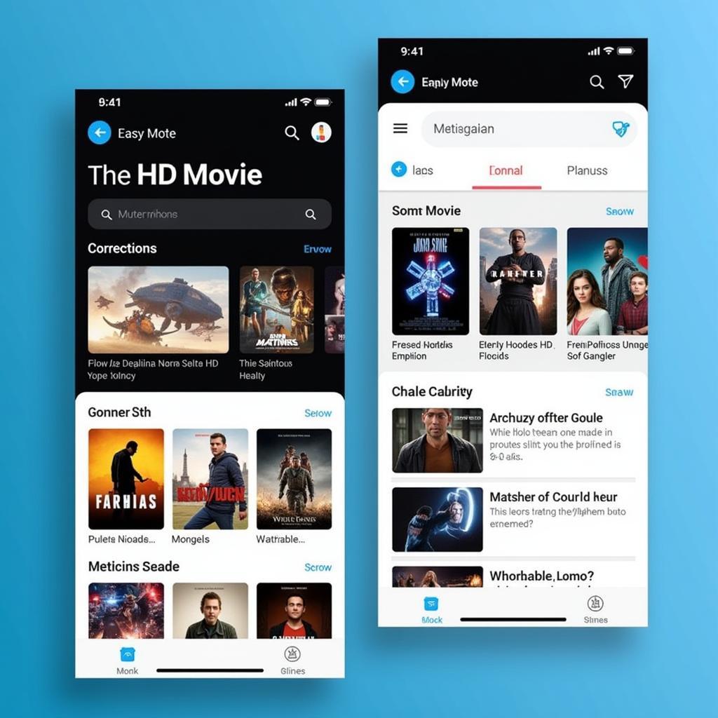 Best HD Movie APK Interface